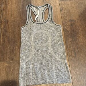 Lululemon Grey Racerback Tank Top